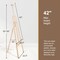 Easel Stand for Painting, Adjustable Wooden Easels for Painting Canvas Up to 42", Folding Art Easel for Drawing, Wedding Sign and Poster, Suitable for children and adults.